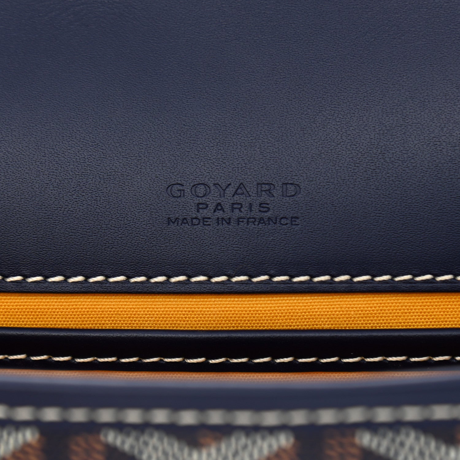 Goyard Goyardine Belvedere II PM Messenger Bag Navy 6 of 9