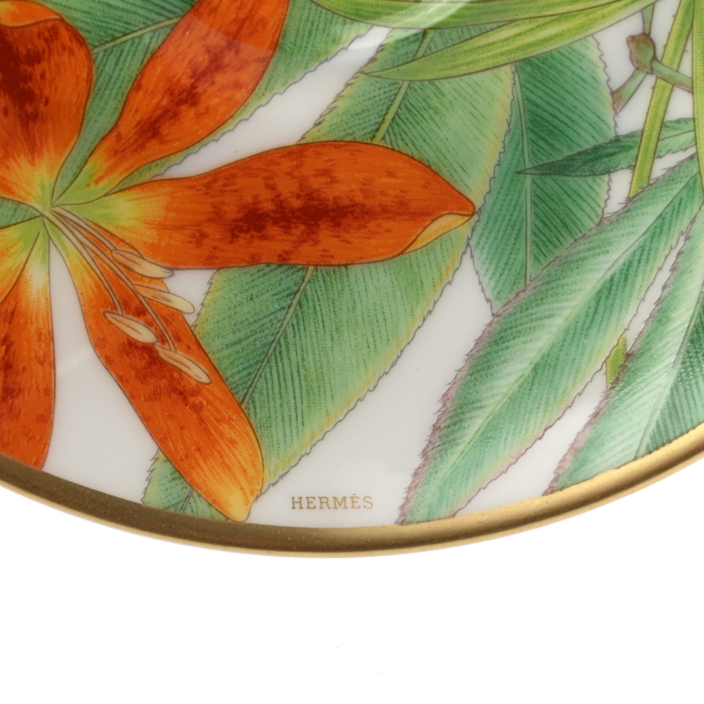 Porcelain Passifolia Coffee Cup And Saucer Set of 2