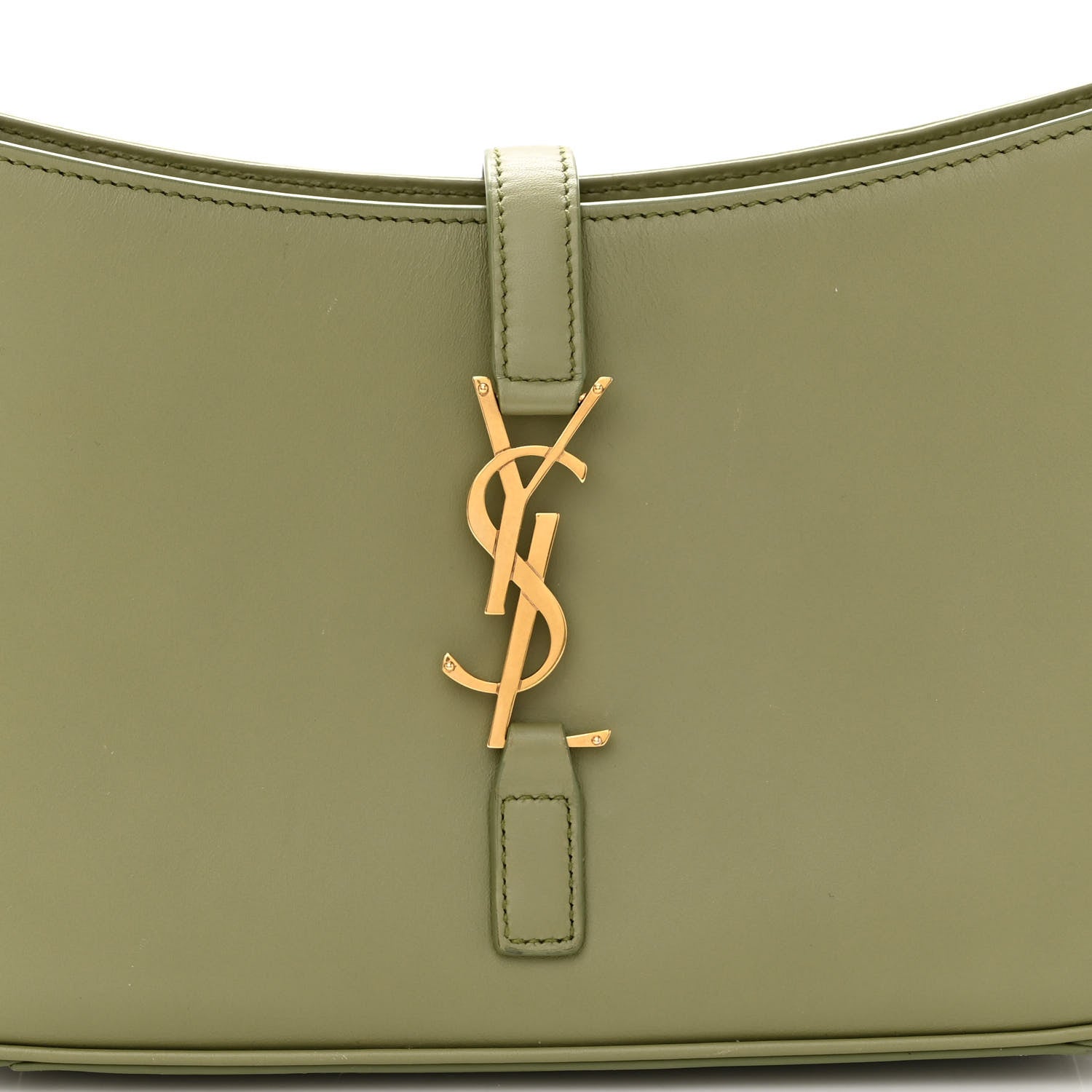 Saint Laurent Smooth Calfskin Le 5 A 7 Hobo Pistache 7 of 9