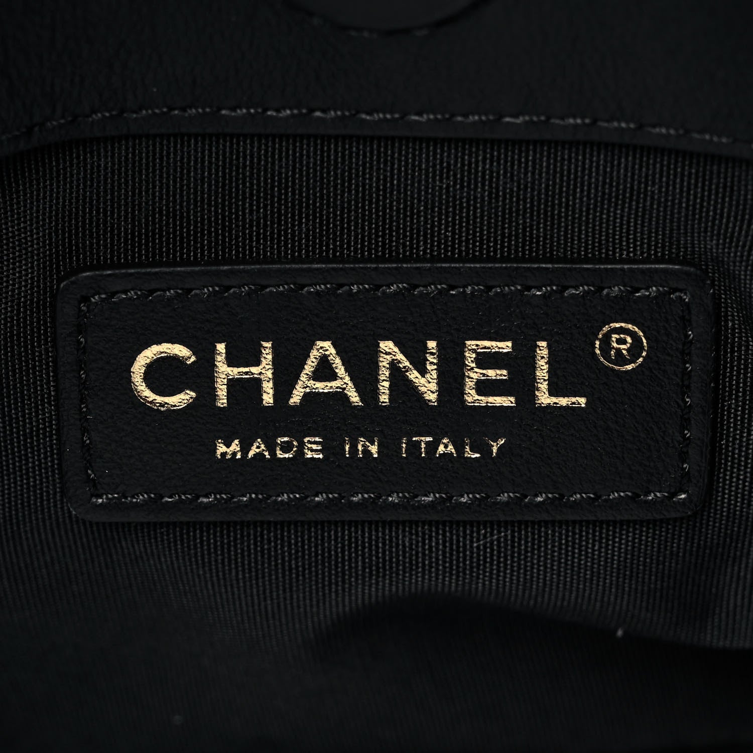 Chanel Calfskin Quilted Chain Flat Tote Black 6 of 10