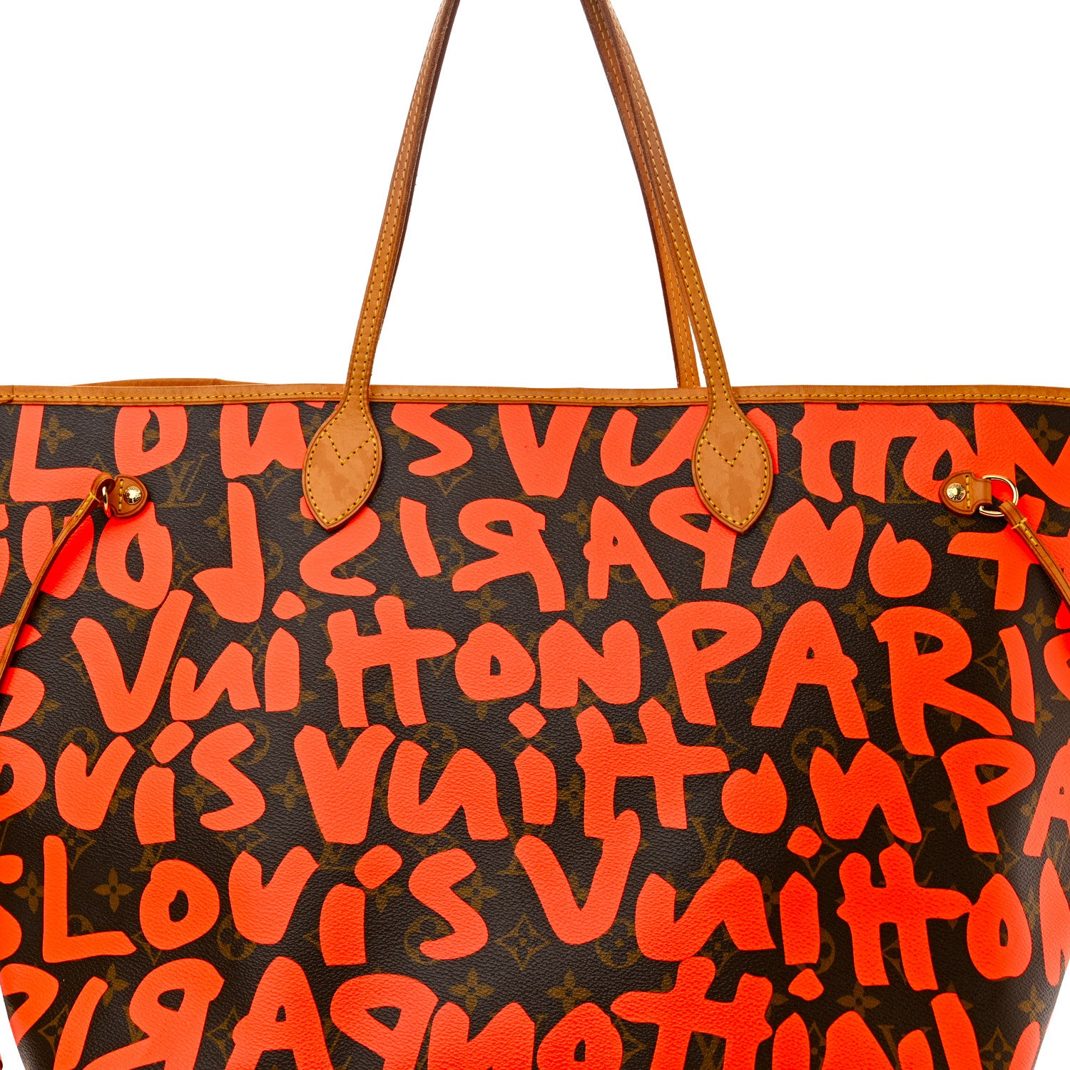 Louis Vuitton Monogram Graffiti Neverfull GM Orange 8 of 13