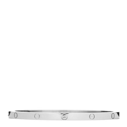 Cartier 18K White Gold Small LOVE Bracelet 16 3 of 4