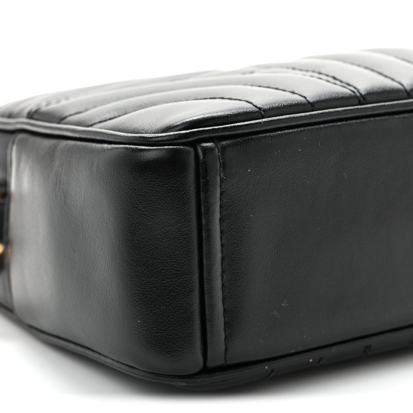 Soft Calfskin Diagramme Crossbody Bag Black