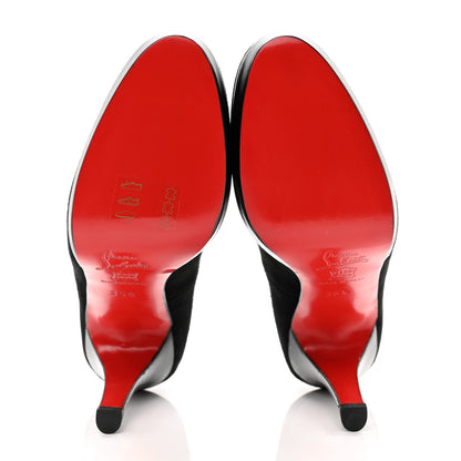 Christian Louboutin Suede Bruges 100 Pumps 35.5 Black 5 of 9
