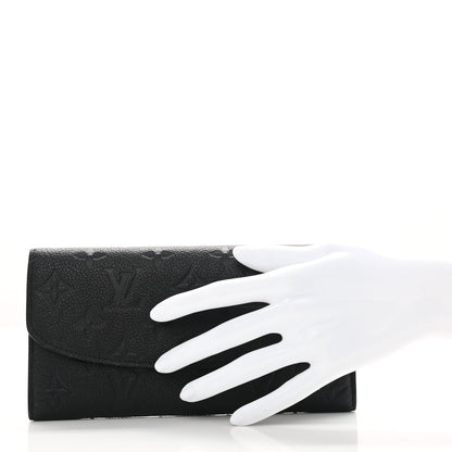 Louis Vuitton Empreinte Emilie Wallet Black Dune 2 of 7