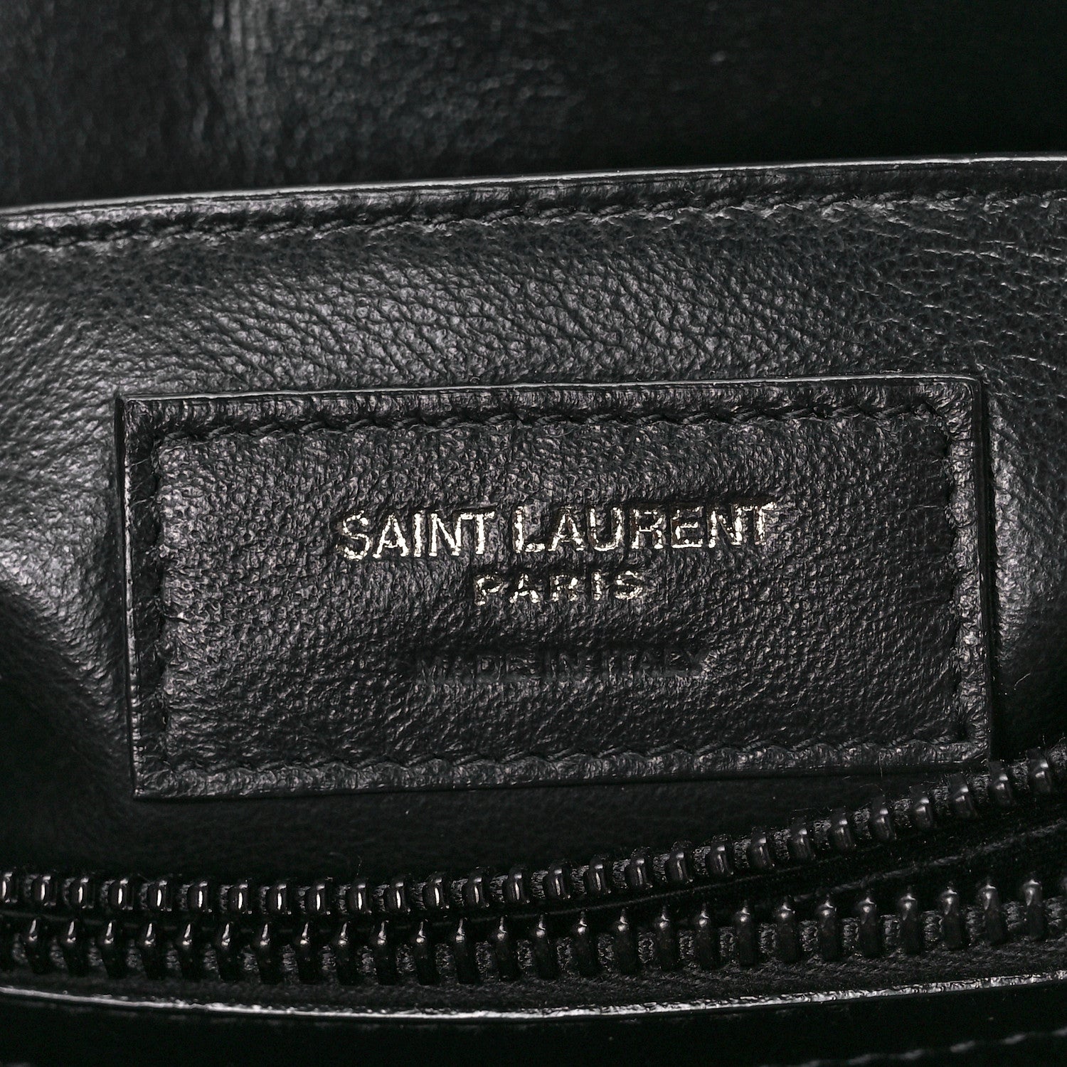 Saint Laurent Calfskin Y Quilted Monogram Monochrome Small Loulou Chain Satchel Black 6 of 12