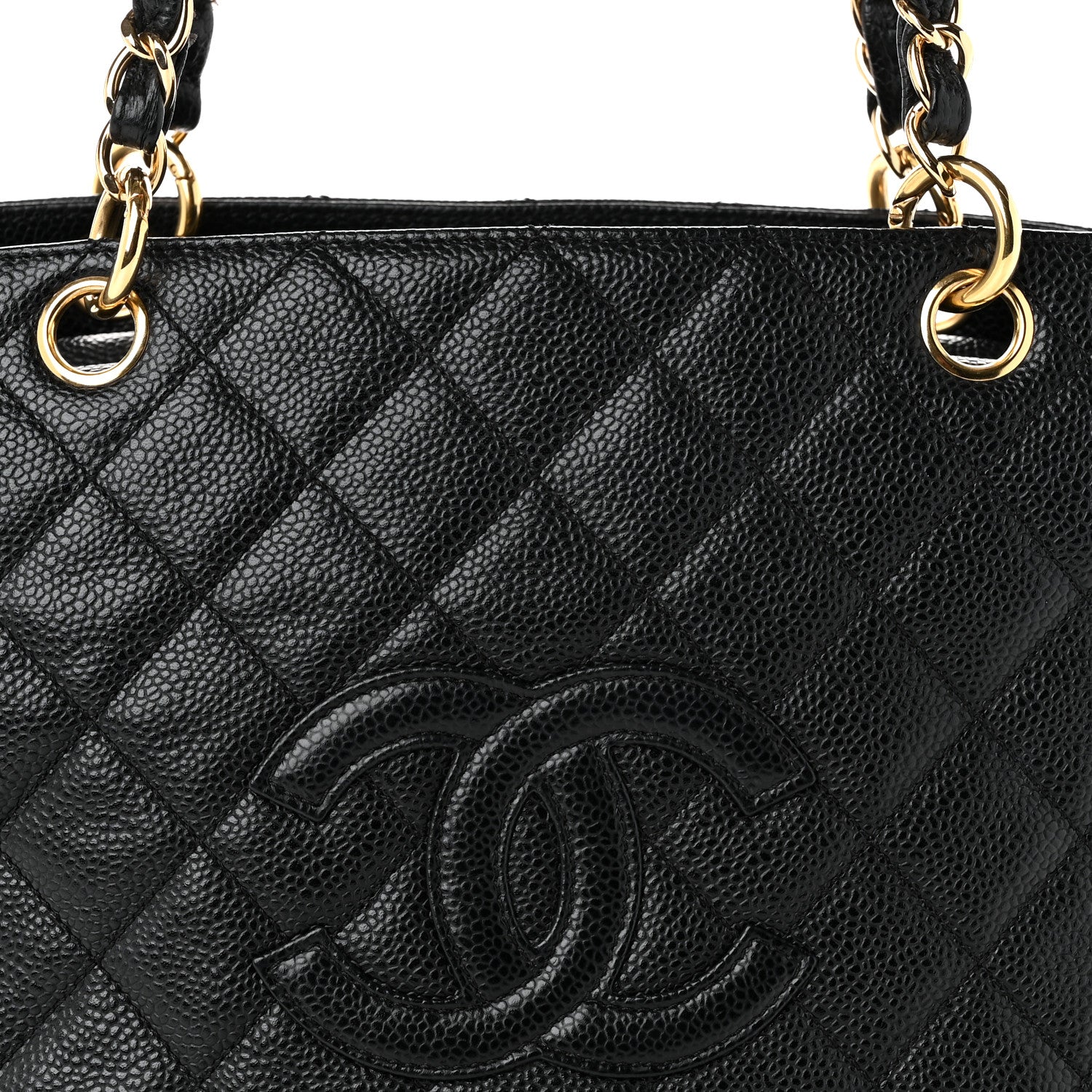 Chanel Caviar Quilted Petit Timeless Tote PTT Black 8 of 10