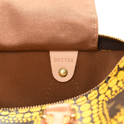 Louis Vuitton Monogram Kusama Town Speedy 30 Yellow 7 of 10