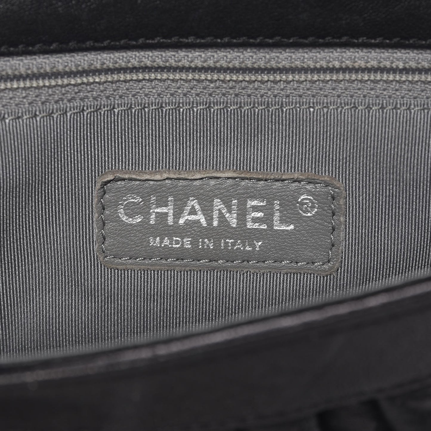 Washed Lambskin Quilted Mini Chain Around Flap Black