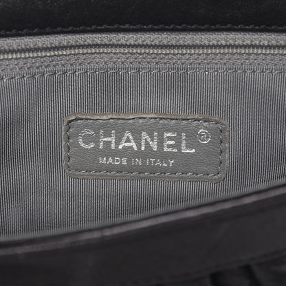 Chanel Washed Lambskin Quilted Mini Chain Around Flap Black 6 of 12