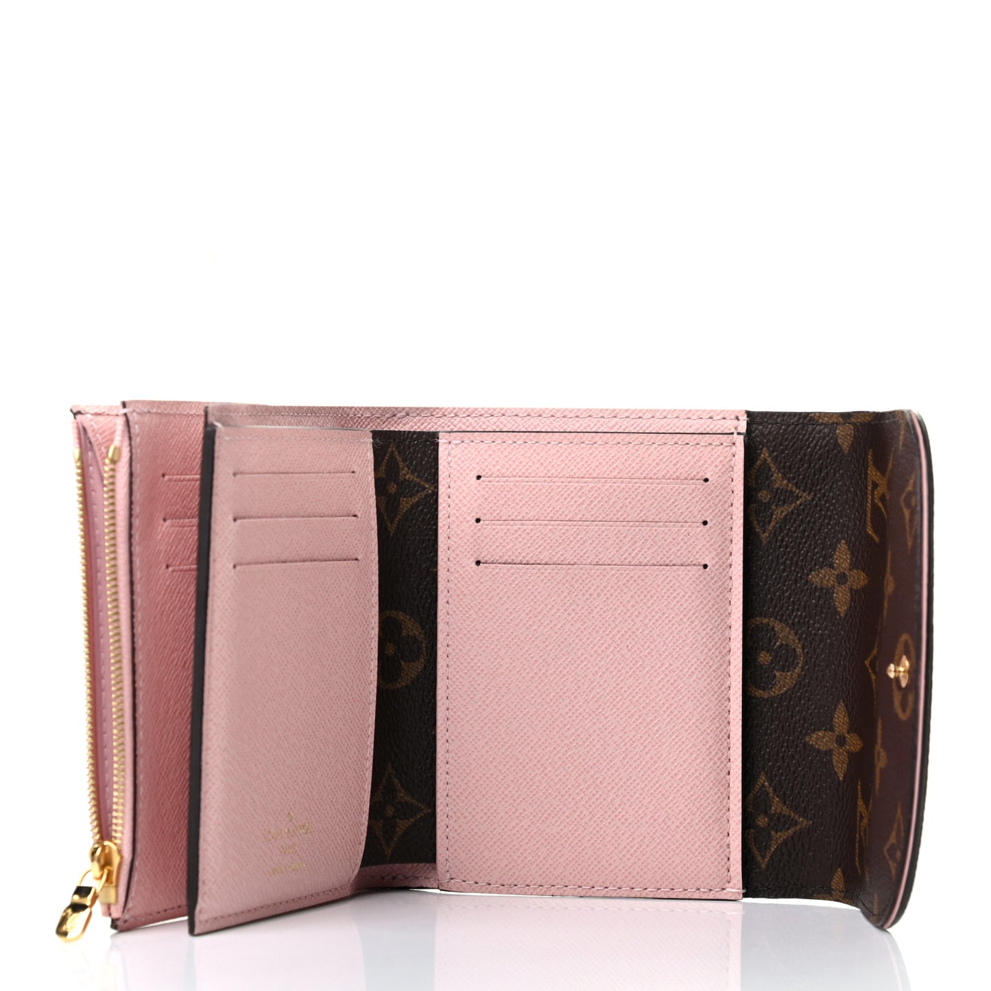 Monogram Ariane Compact Wallet Rose Ballerine