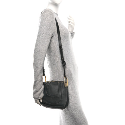 Chloe Grained Calfskin Mini Hayley Hobo Black 2 of 10
