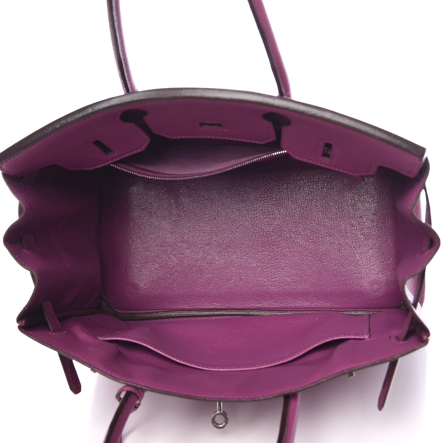 Hermes Chevre de Coromandel Birkin 30 Cyclamen 5 of 7