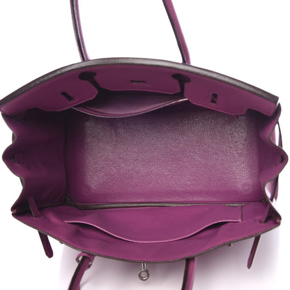 Hermes Chevre de Coromandel Birkin 30 Cyclamen 5 of 7