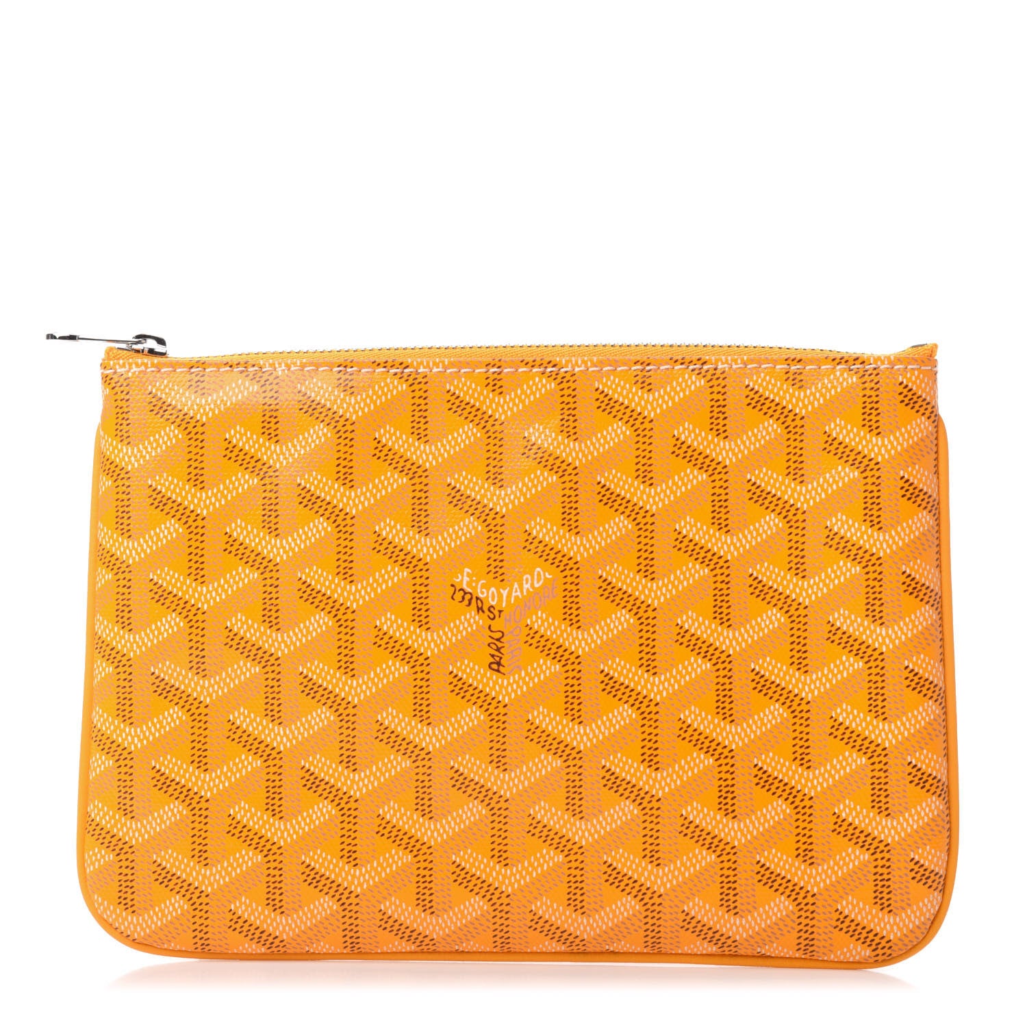 Goyard Goyardine Senat Pochette PM Yellow 1 of 6