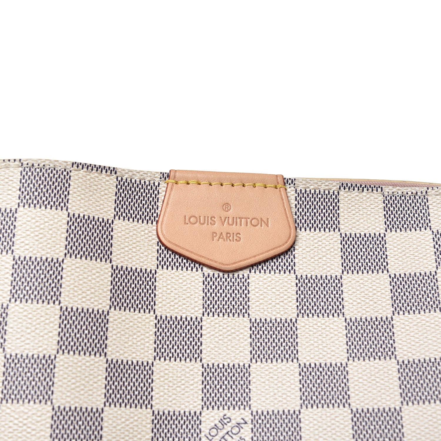 Louis Vuitton Damier Azur Graceful MM Rose Ballerine 9 of 9