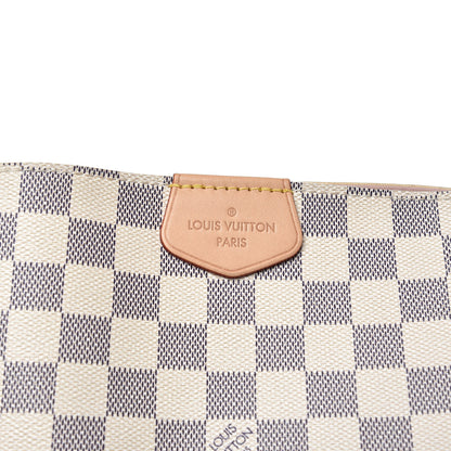 Louis Vuitton Damier Azur Graceful MM Rose Ballerine 9 of 9