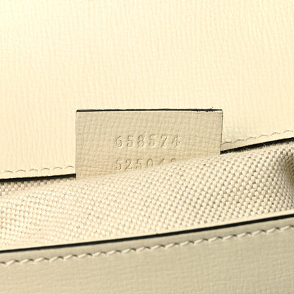 Gucci Azalea Calfskin Web Mini Horsebit 1955 Shoulder Bag Mystic White 7 of 10