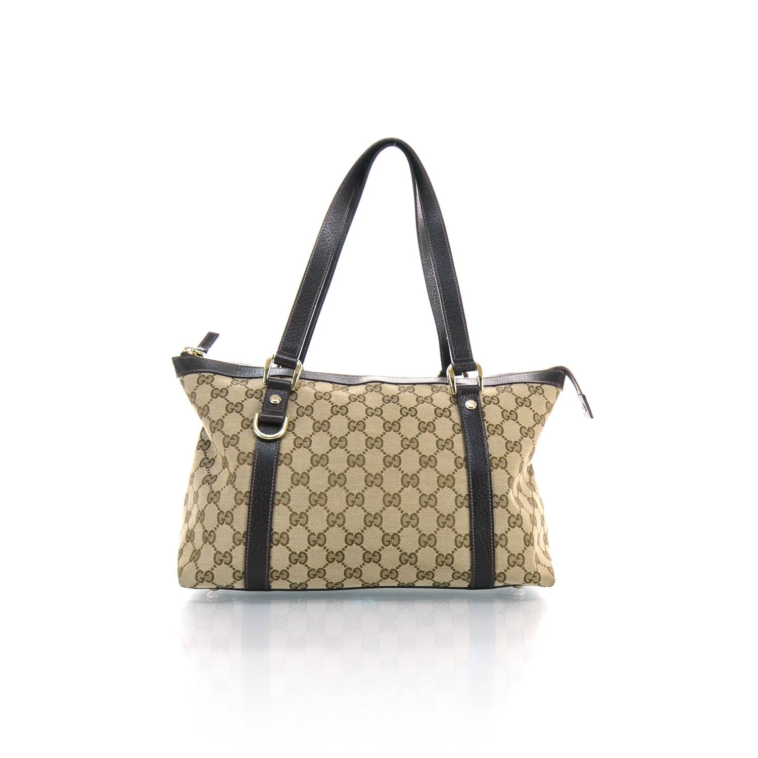 Gucci Monogram Medium Abbey Tote Brown 1 of 11