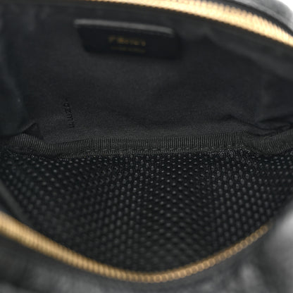 Fendi Cuoio Romano Metal Bug Eyes Pocket Belt Bag Black 5 of 14