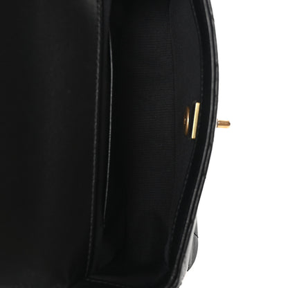 Chanel Lambskin Quilted Bijoux Chain Mini Top Handle Flap Black 5 of 10