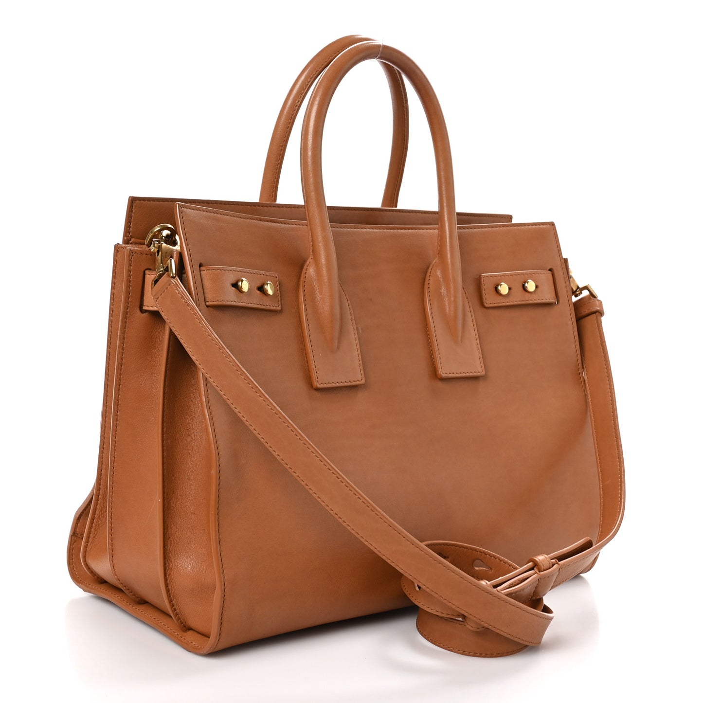 Smooth Calfskin Small Supple Sac De Jour Tan