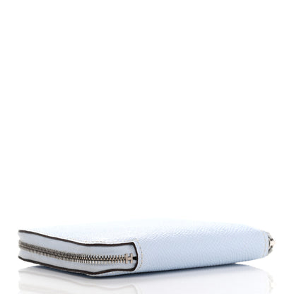 Hermes Epsom Silk'in Compact Wallet Bleu Brume 4 of 9