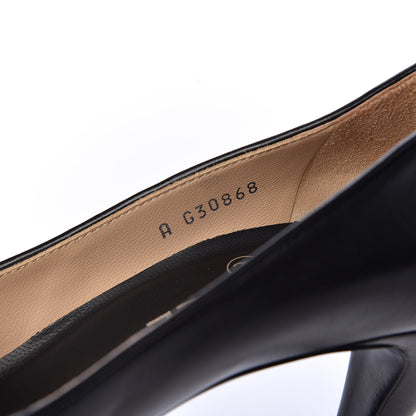 Chanel Lambskin Bow Pumps 39 Black 8 of 12