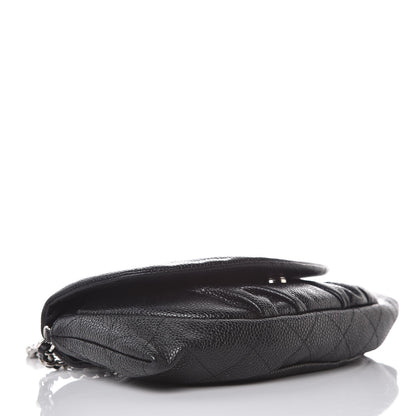 Chanel Caviar Half Moon Wallet On Chain WOC Black 4 of 12