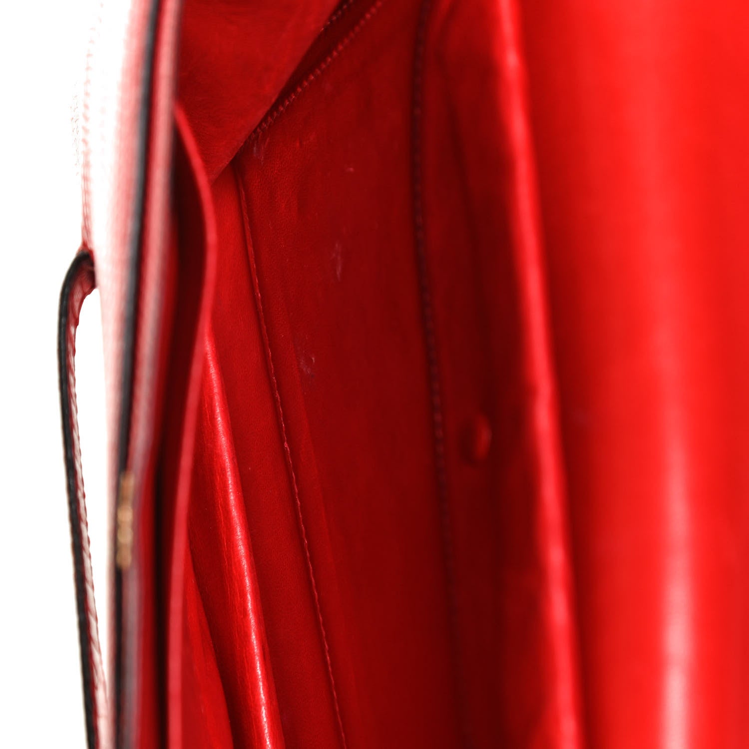 Hermes Lizard Faco Clutch Red 11 of 11