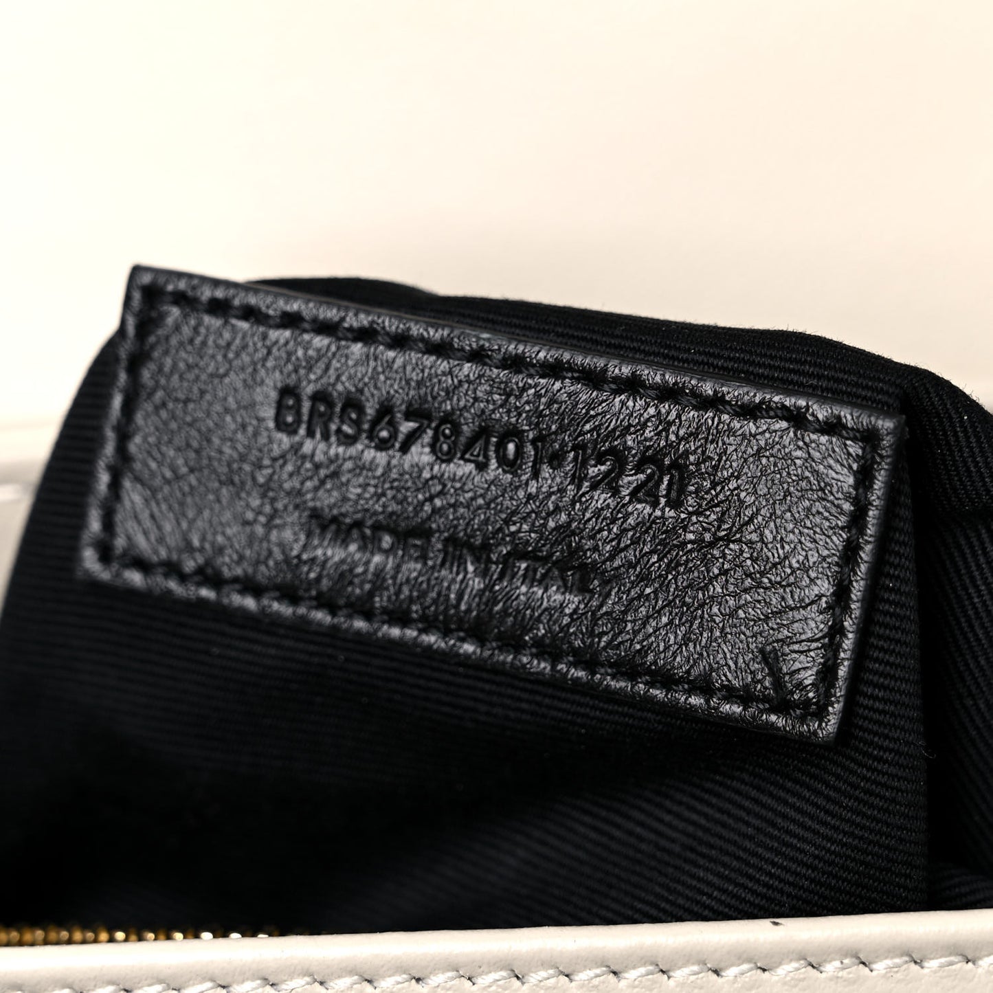Calfskin Y Quilted Monogram Toy Loulou Crossbody Bag Crema Soft
