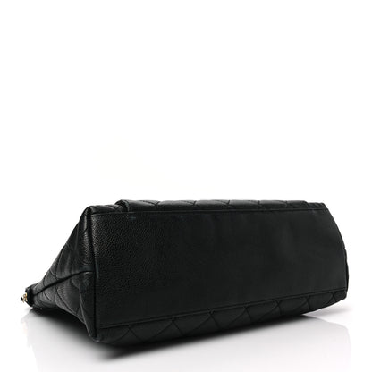 Chanel Caviar Quilted Flap Shoulder Bag Black 7 of 9