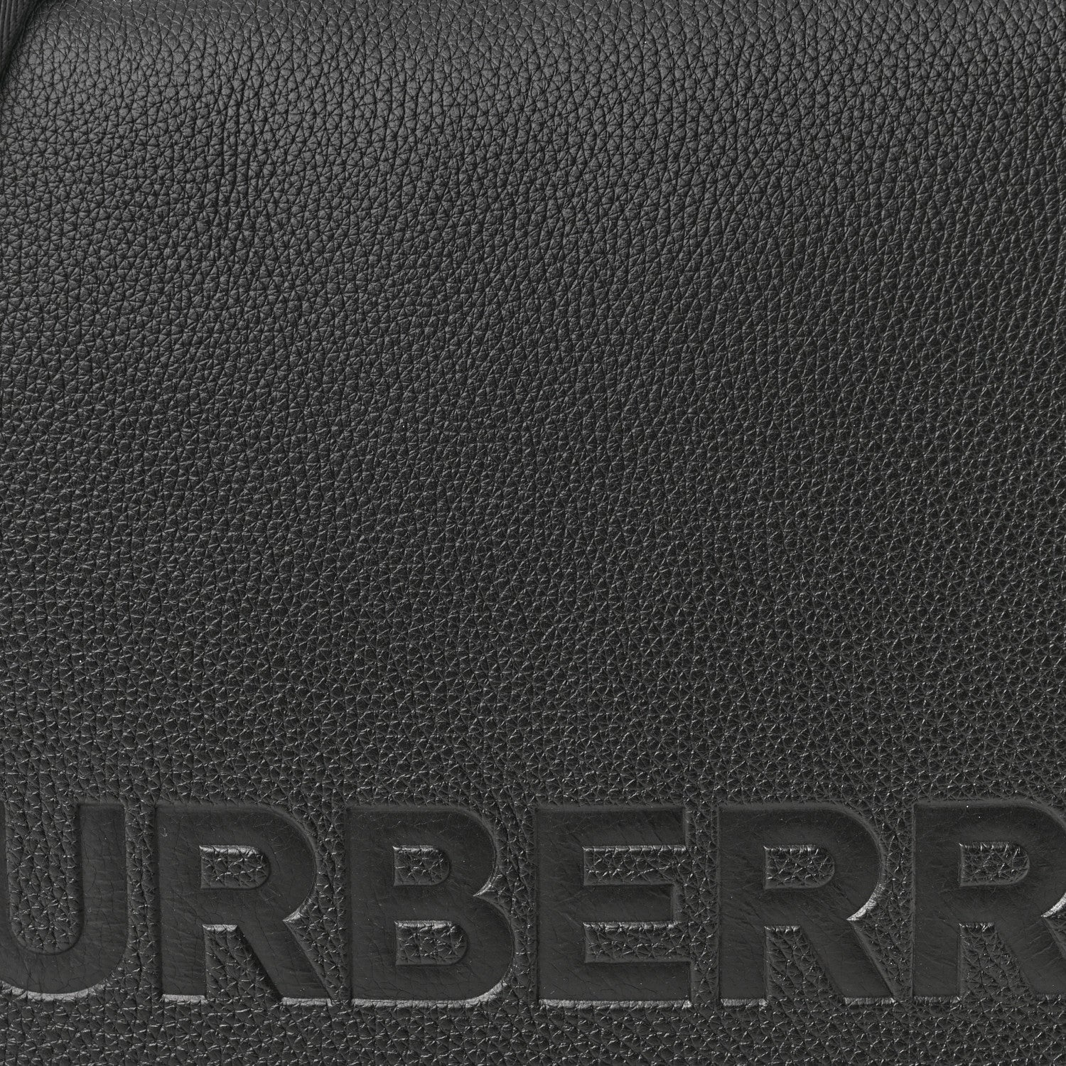 Burberry Grainy Calfskin Embossed Bruno Messenger Black 7 of 9