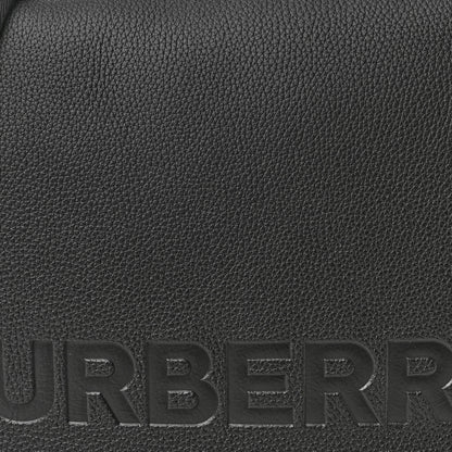Burberry Grainy Calfskin Embossed Bruno Messenger Black 7 of 9