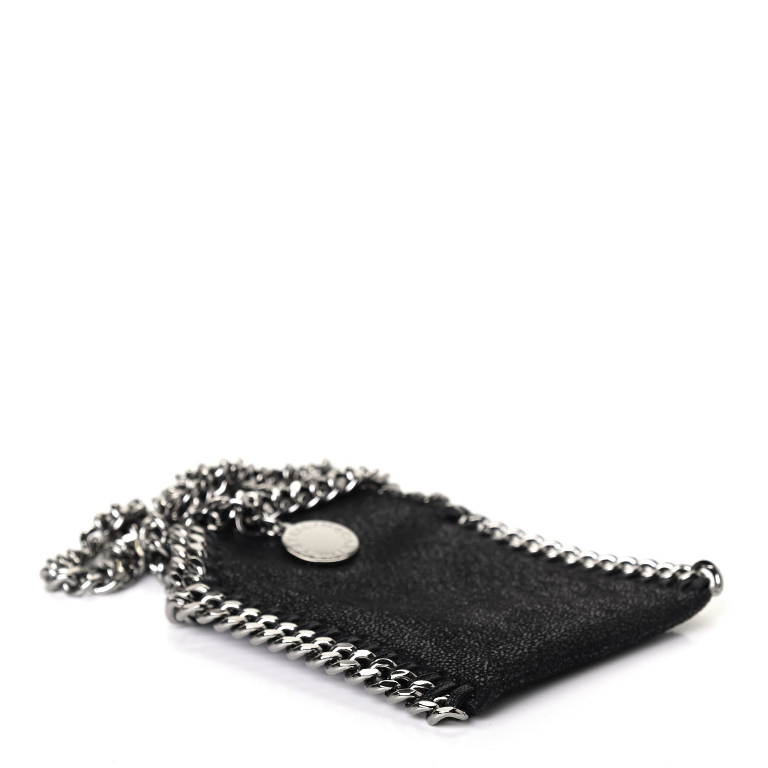 Stella McCartney Shaggy Deer Micro Falabella Tote Black 3 of 4