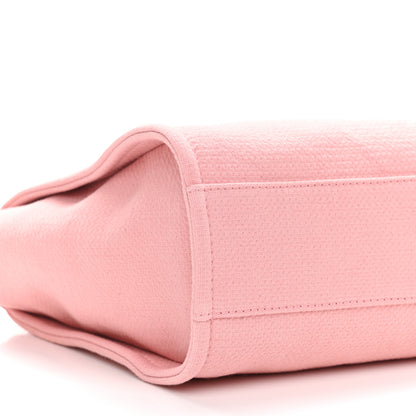 Chanel Mixed Fibers Small Deauville Tote Pink 9 of 11