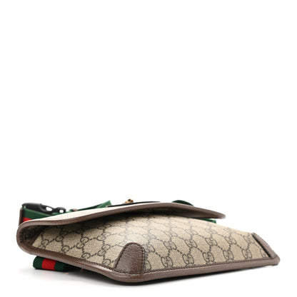 Gucci GG Supreme Monogram Neo Vintage Web Belt Bag Brown 4 of 10