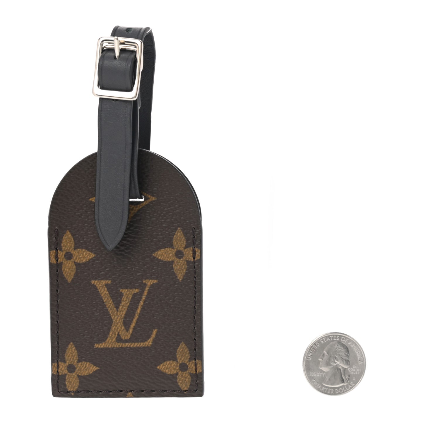 Monogram Luggage Tag Black