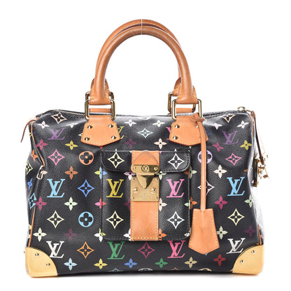 Louis Vuitton Monogram Multicolor Speedy 30 Black 1 of 17