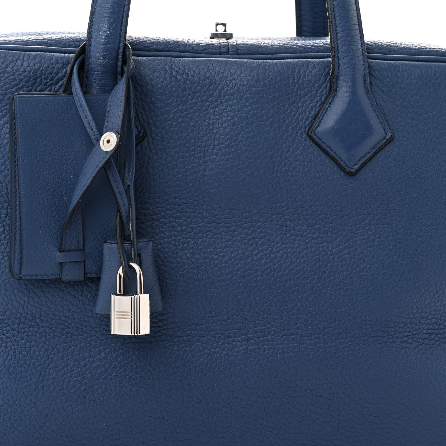 Hermes Taurillon Clemence Victoria II 35 Bleu Brighton 8 of 17