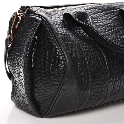 Alexander Wang Pebbled Lambskin Rocco Black Rose Gold Hardware 10 of 11
