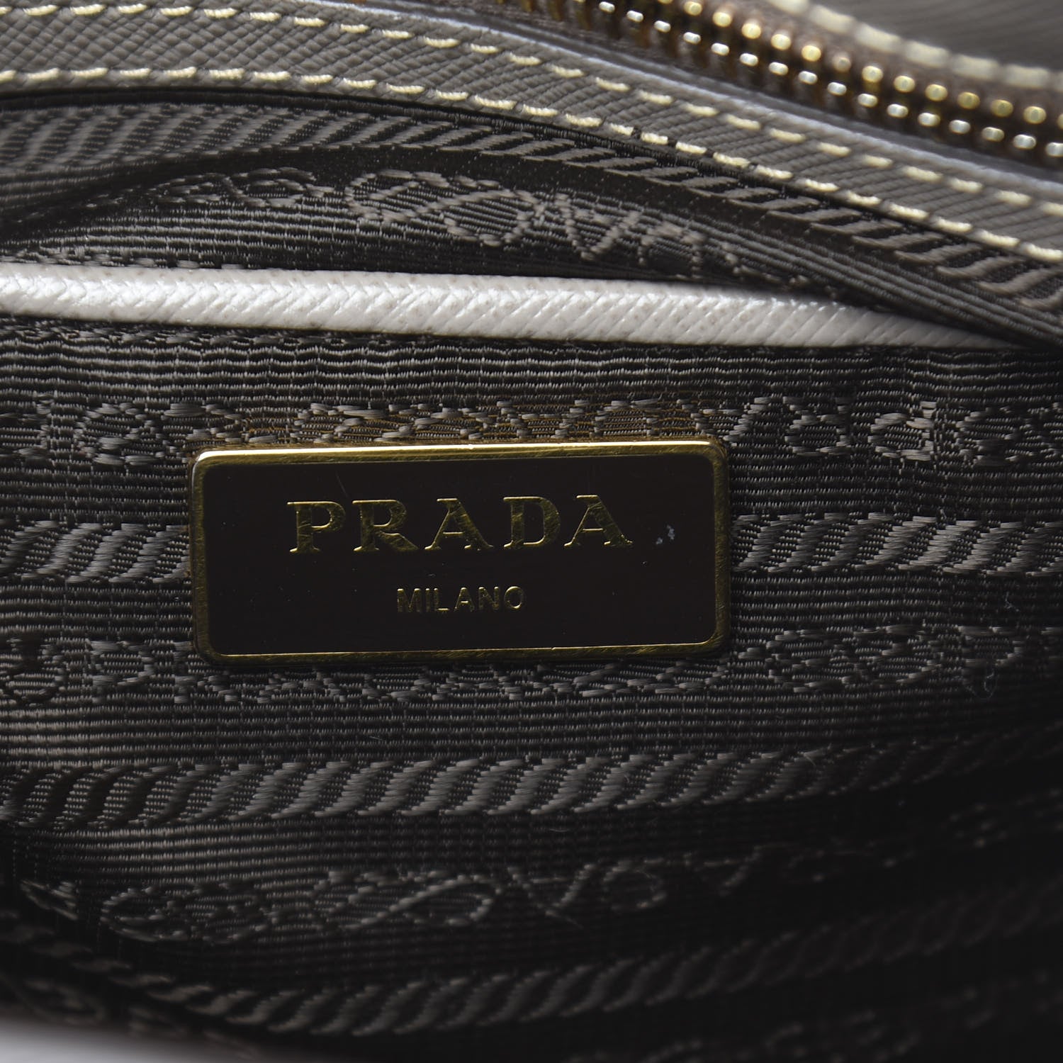 Prada Saffiano Lux Large Tote Argilla 6 of 15