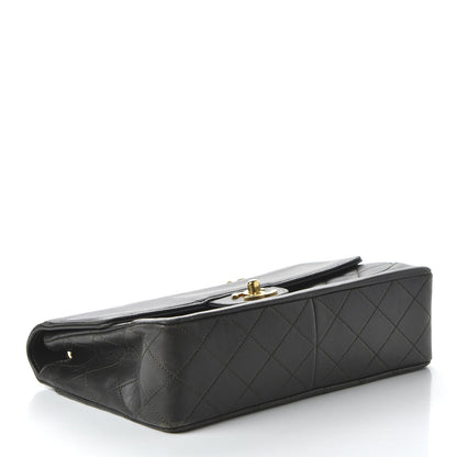 Chanel Lambskin Quilted Small Single Flap Dark Grey 4 of 11