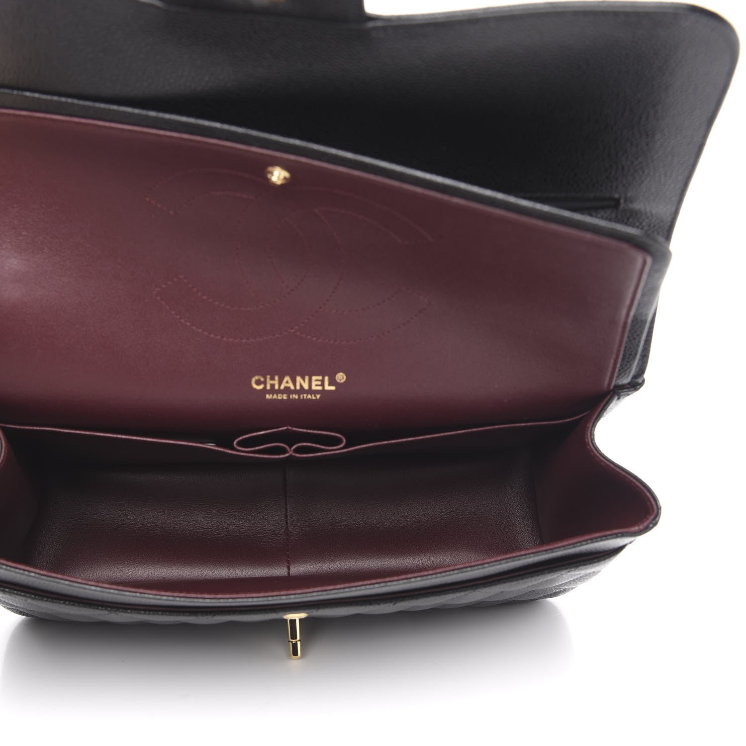 Chanel Caviar Quilted Jumbo Double Flap Black 5 of 11