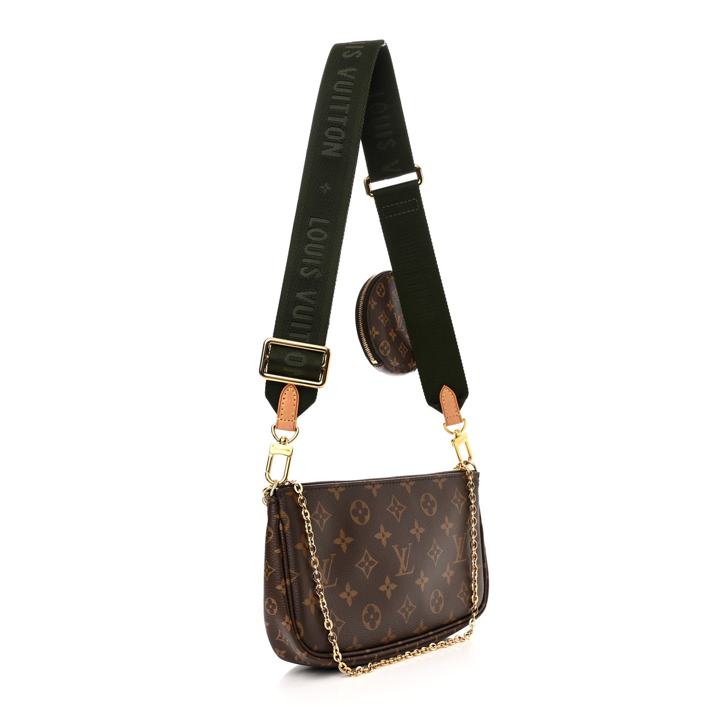 Monogram Multi Pochette Accessories Kaki