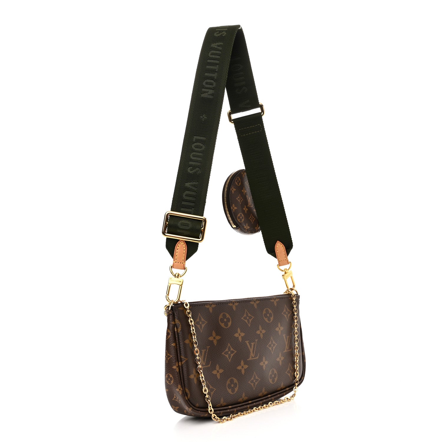 Louis Vuitton Monogram Multi Pochette Accessories Kaki 3 of 10