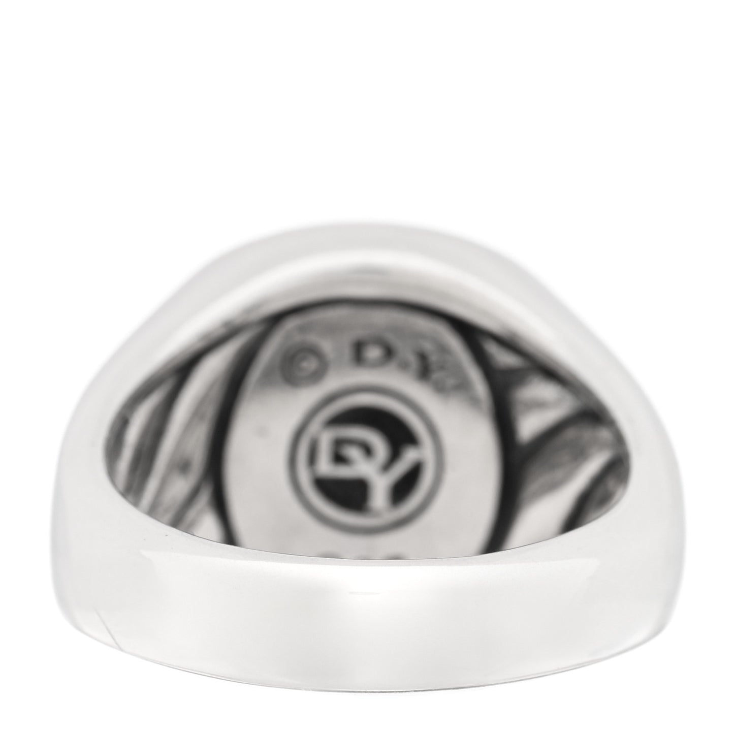 Sterling Silver Black Onyx Signet Ring 57 8