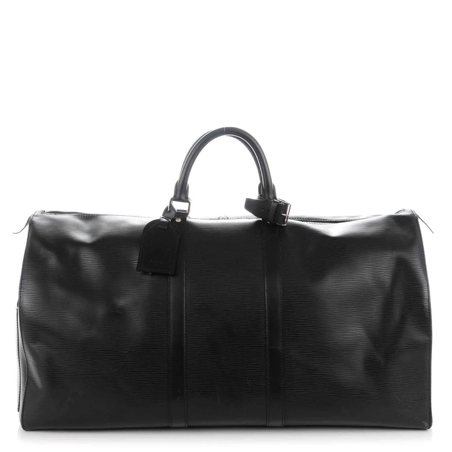 Louis Vuitton Epi Keepall 55 Black 1 of 9
