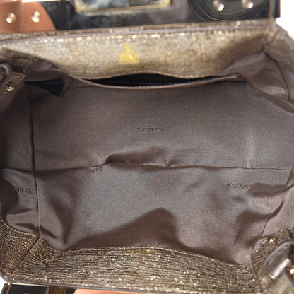 Lanvin Metallic Trilogy Bowling Mini Crossbody Gold 6 of 16