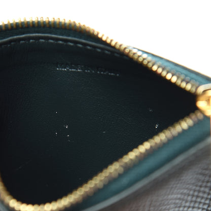 Celine Grained Calfskin Zipped Card Holder Amazone 7 of 8